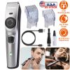 Cordless Beard Trimmer USB Rechargeable Beard Grooming Kit Electric Razor Hair Shaver Clipper with Precision Dial