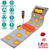 Full Body Electric Massage Mat with Heat Vibration Massage Pad Cushion Back Massage Mattress Chair Pad with Neck Massage Pillow with 10 Vibration Moto