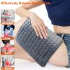 22.8x11.4” Electric Heating Pad for Shoulder Neck Back Spine Legs Feet Pain Relief w/ 9 Temperature Levels 4 Timer Modes