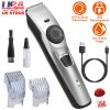 Cordless Beard Trimmer USB Rechargeable Beard Grooming Kit Electric Razor Hair Shaver Clipper with Precision Dial