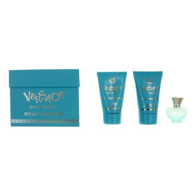 Versace Dylan Turquoise by Versace, 3 Piece Miniature Gift Set women