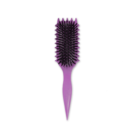 Curl Defining Brush,Boar Bristle Hair Brush Styling Brush for detangling,combing and shaping men and women