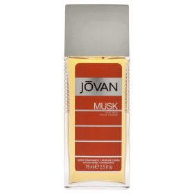 Jovan Musk by Jovan for Men - 2.5 oz Body Fragrance (Unboxed)