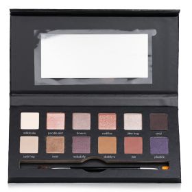 YBF BEAUTY - Rock The Croc Eyeshadow Palette (12x Eyeshadow, 1x Double Ended Eyeshadow Brush) 12x0.8g/0.03oz