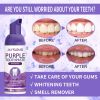 Jaysuing Purple Tooth Whitening Toothpaste Brightens Teeth, Cleanses Stains, Diminishes Odors, And Beauties Teeth Toothpaste