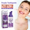 Jaysuing Purple Tooth Whitening Toothpaste Brightens Teeth, Cleanses Stains, Diminishes Odors, And Beauties Teeth Toothpaste