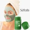 7 Pcs Green Tea Mask Stick for Face,10 Minutes Blackhead Remover with Green Tea Extract, Moisturizing Face mask