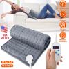 22.8x11.4” Electric Heating Pad for Shoulder Neck Back Spine Legs Feet Pain Relief w/ 9 Temperature Levels 4 Timer Modes