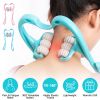 Neck Roller Massager 360º Rotatable Trigger Point Roller Portable Massager with 6 Balls for Neck Leg Thigh Foot Pain Relief