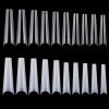 500Pcs False Nail Tips C Curve Half Cover French Nails Extra Long Fake Finger Nails For Nail Art Salons Home DIY 10 Sizes