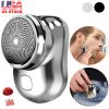 Electric Razor for Men Mini Shaver Portable Pocket Size Shaver USB Rechargeable Dry Usage for Home Travel Office