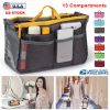 Women Lady Travel Insert Handbag Organiser Makeup Bags Toiletry Purse Liner w/Hand Strap