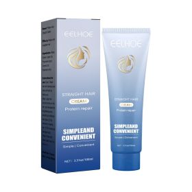 EELHOE Protein Corrective Hair Straightening Cream Repair Hair Smoothing Frizz And Dryness Anti-Frizz Nourishes And Smoothes Hair (Specification: 3pcs)