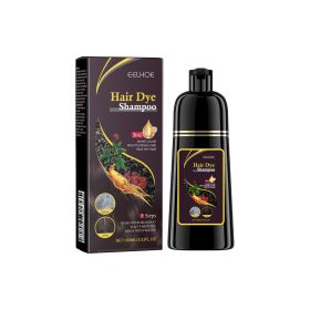 EELHOE Black Hair Shampoo Polygonum Multiflorum Essence Moisturizing, Cleaning, Repairing, Black And Soft Hair Shampoo (Hair shampoo: Brown 2pcs)