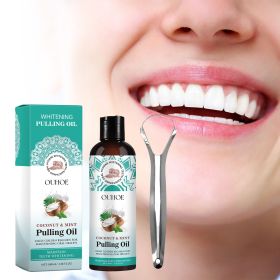 Coconut Oil Mouthwash Removes Odor, Removes Tooth Stains, Freshens Breath, Cares For Teeth, Oral Care Tooth Cleanser (Quantity: 2PCS)