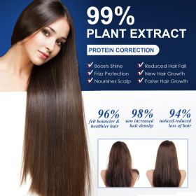 EELHOE Protein Corrective Hair Straightening Cream Repair Hair Smoothing Frizz And Dryness Anti-Frizz Nourishes And Smoothes Hair (Specification: 1pcs)