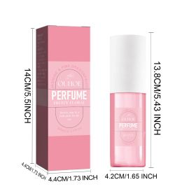 Brazilian Perfume,Fruity Fragrance Perfume Mist,Brazilian Perfume For Women Bodymoisturize Skin 3.17oz (Colour: Pink)