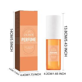 Brazilian Perfume,Fruity Fragrance Perfume Mist,Brazilian Perfume For Women Bodymoisturize Skin 3.17oz (Colour: Orange)