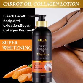 AILKE Whitening And Moisturizing Body Lotion,Suitable For Dry And Black Skin Type,with Pump Huge Bottle 500ml Korean Cosmetics (Color: Collagen Body Lotion)