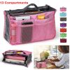 Women Lady Travel Insert Handbag Organiser Makeup Bags Toiletry Purse Liner w/Hand Strap