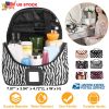 Travel Makeup Bag Portable Cosmetic Organizer with Cosmetic Mirror Waterproof Toiletry Wash Bag for Women